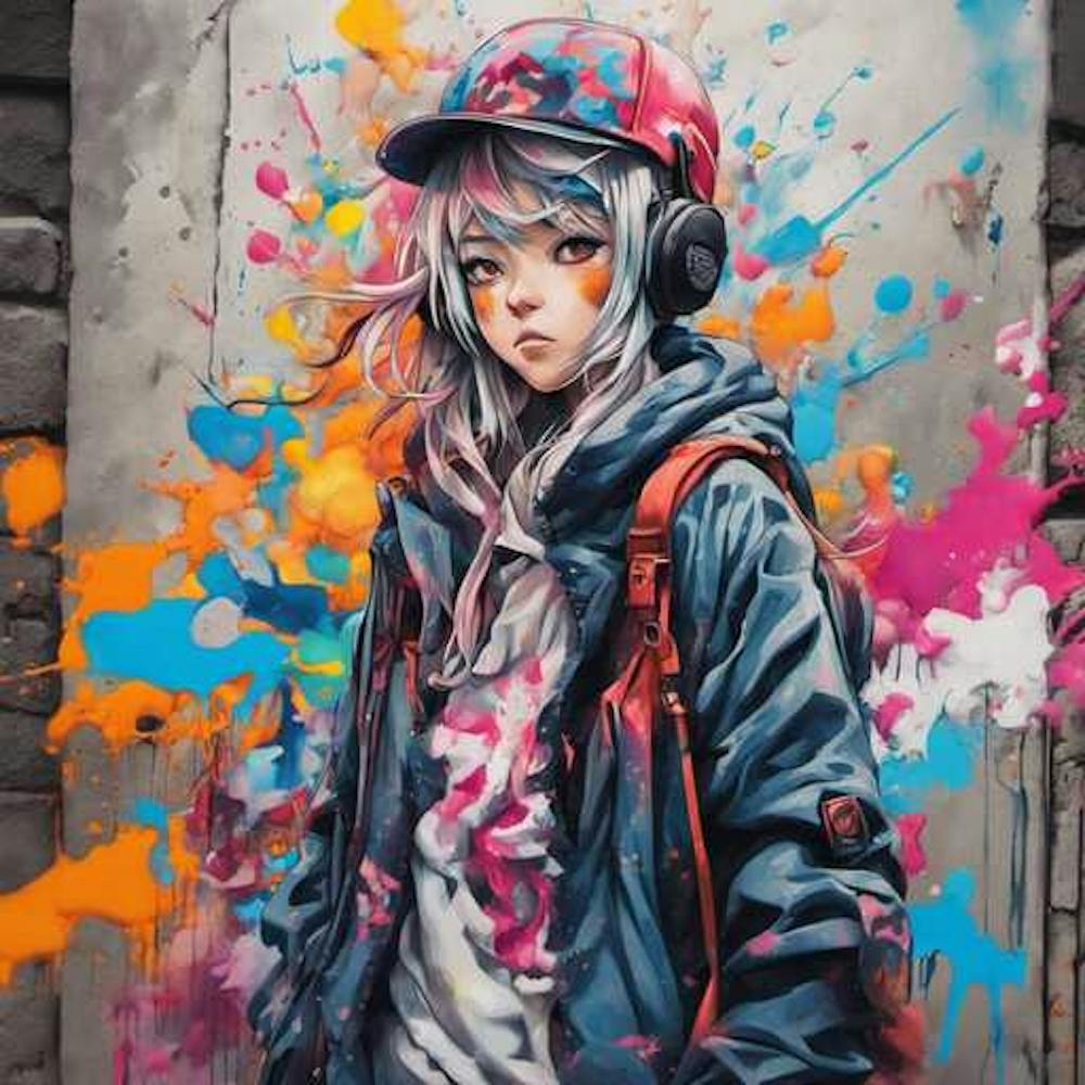 Girl With Headphones