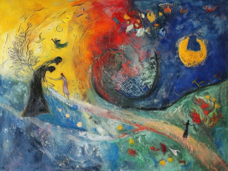 Contemporary Artwork Inspired By Marc Chagall 4