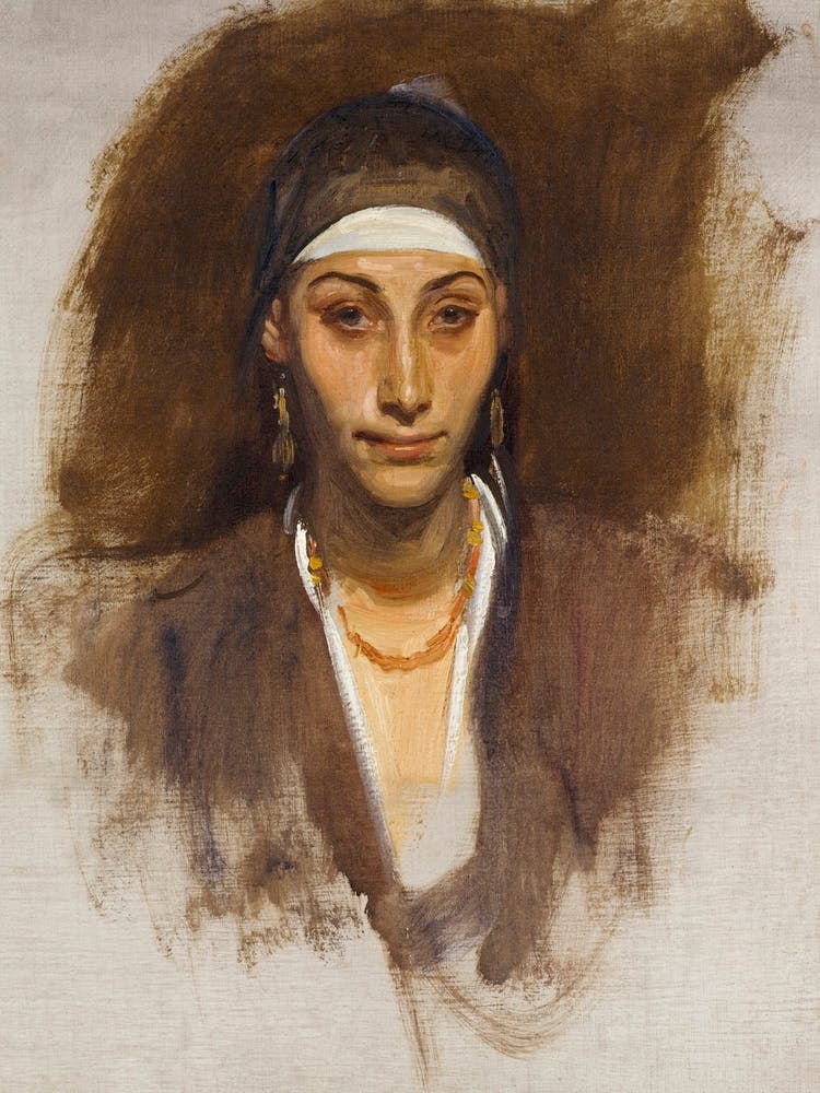 Egyptian Woman With Earrings, John Singer Sargent