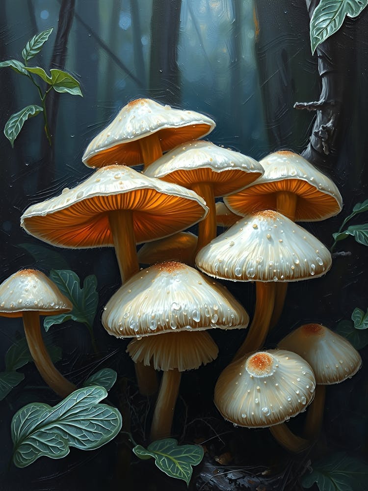 Mushrooms In The Forest 7