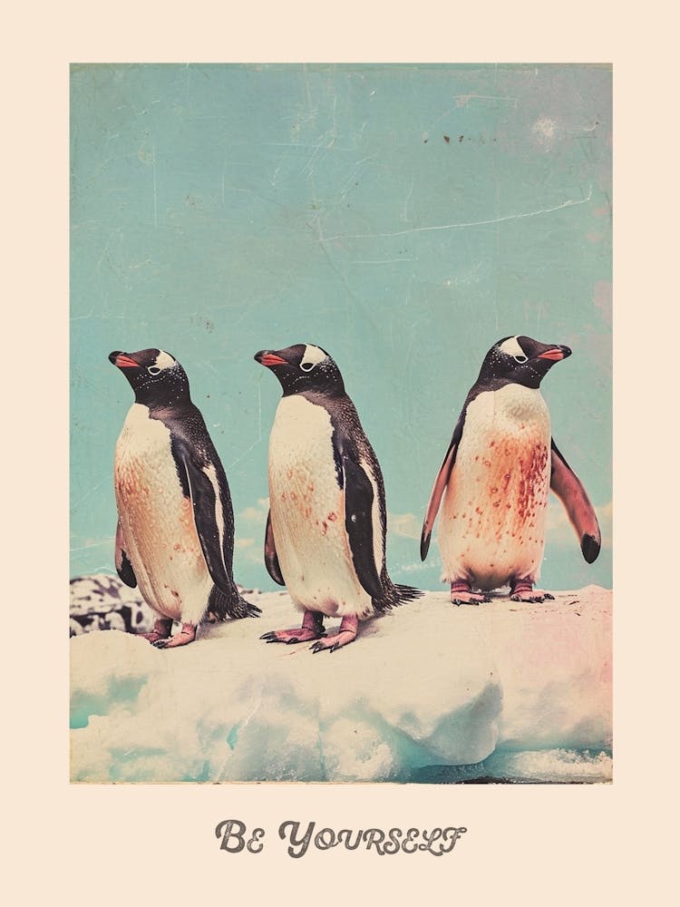 Be Yourself Penguin Poster 4