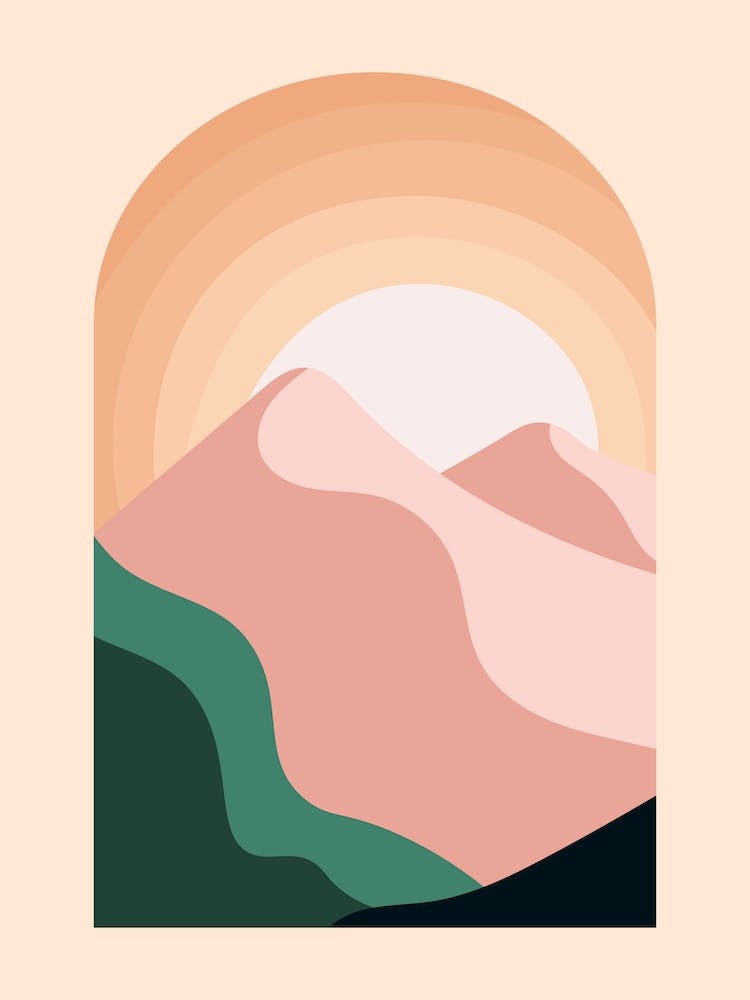 Sunrise In The Mountain