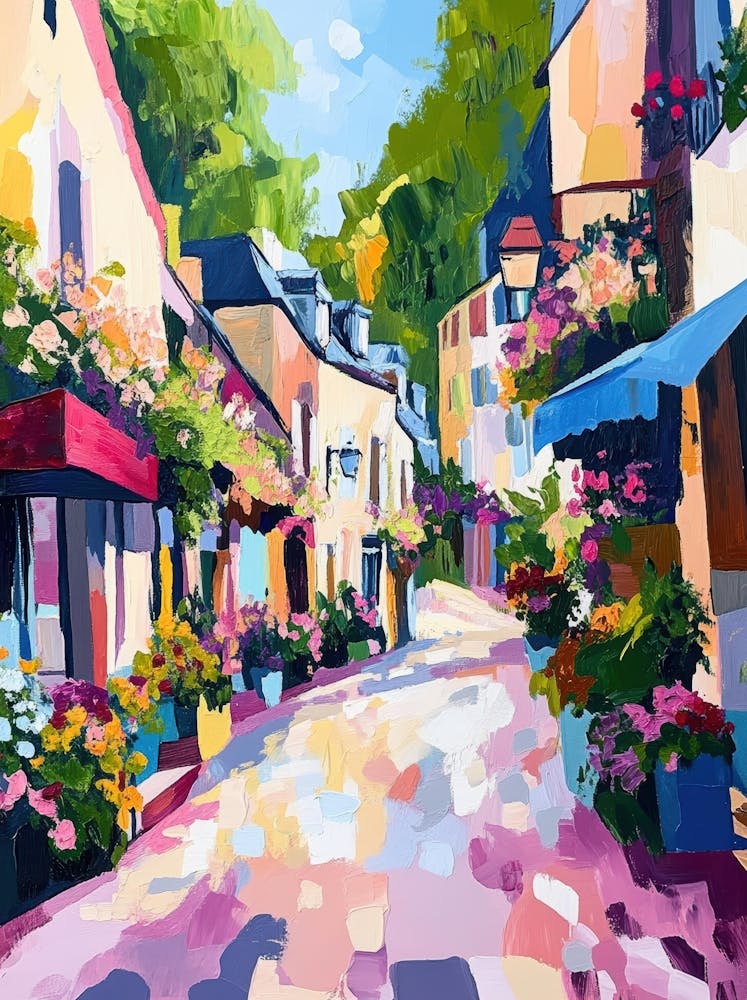 Street Scene In France