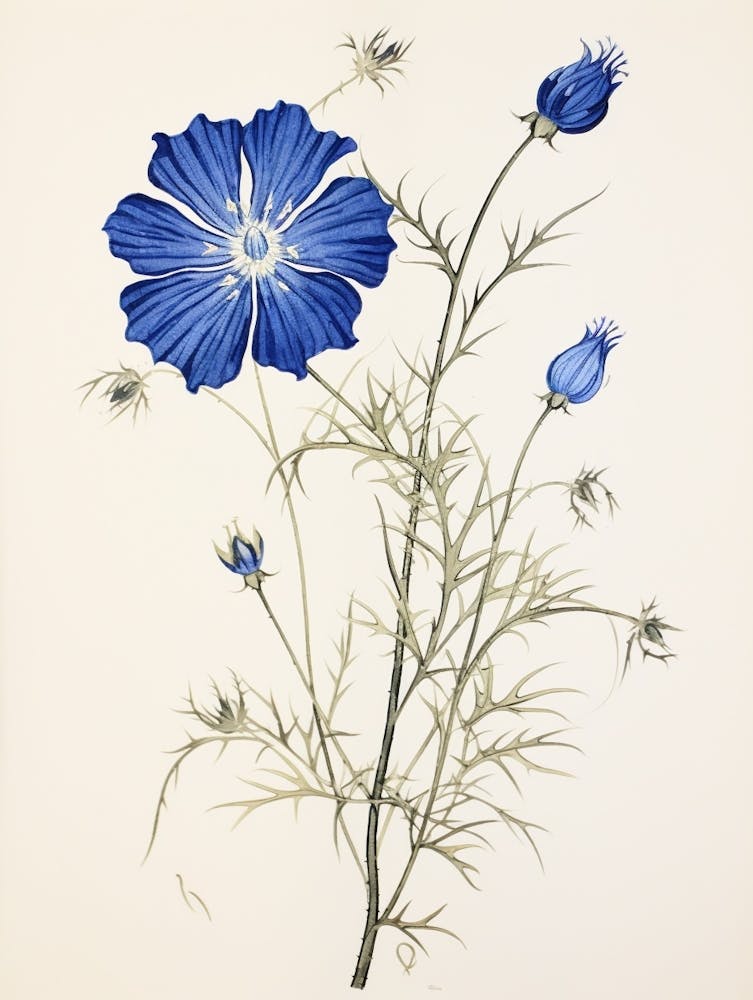 Botanique Bleue Love In A Mist Nigella 2