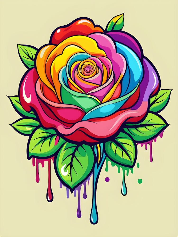 Colorful Rose