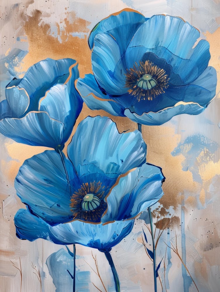 Blue Poppies 21