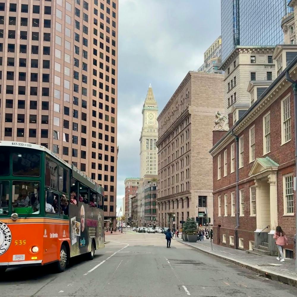 Tour Bus In Boston