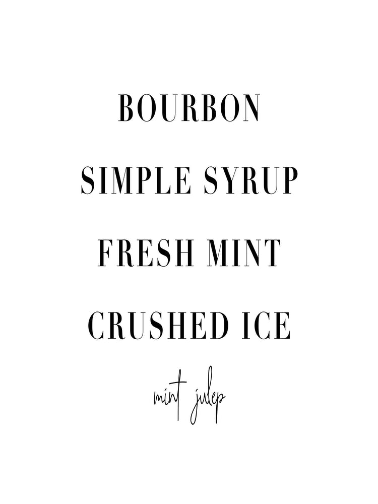 Mint Julep Cocktail Recipe