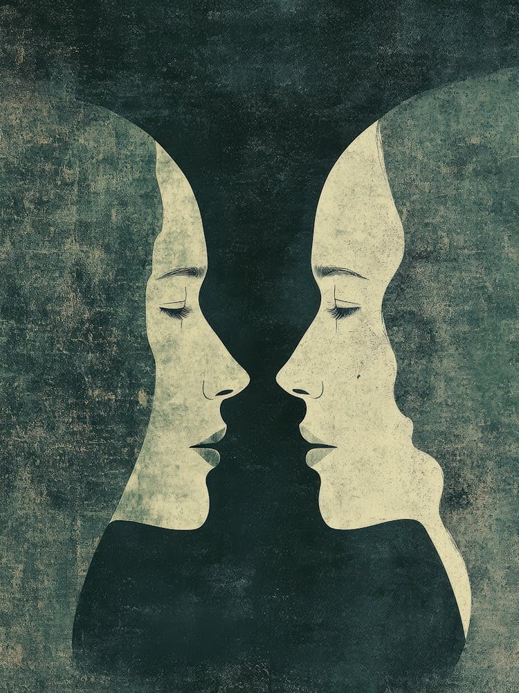 Portrait Of Two Women 9