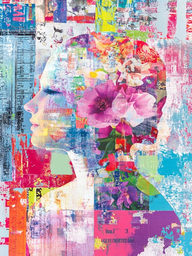 'Woman With Flowers' 1