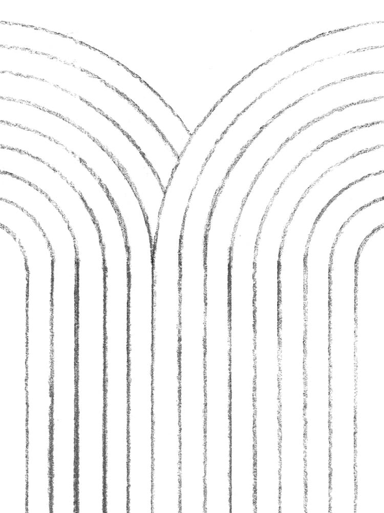 Stairway To Heaven, Minimalist line art