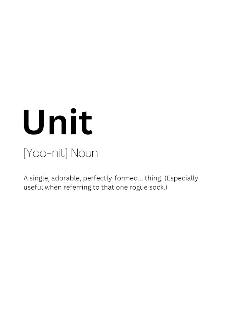 Unit Definition Meaning
