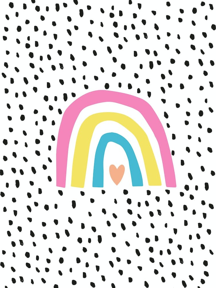 Rainbow Polka Dots