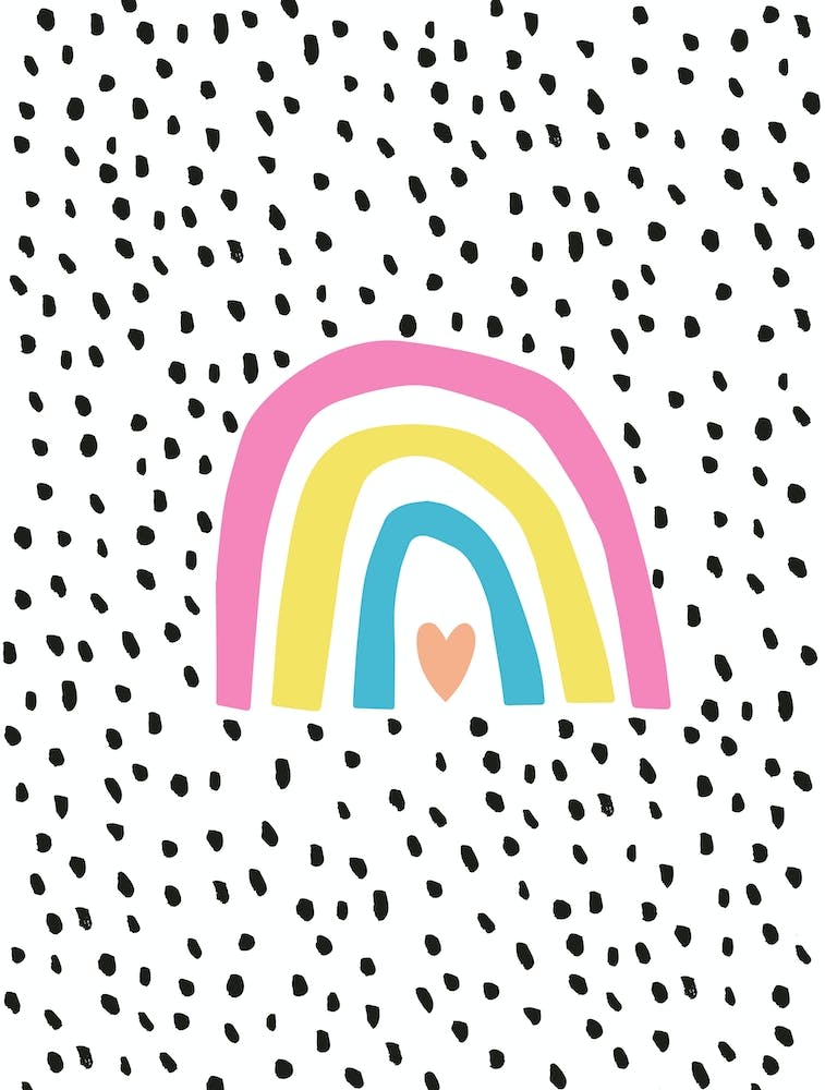 Rainbow Polka Dots