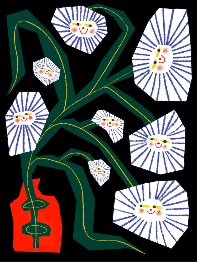 Fleurs Blanches