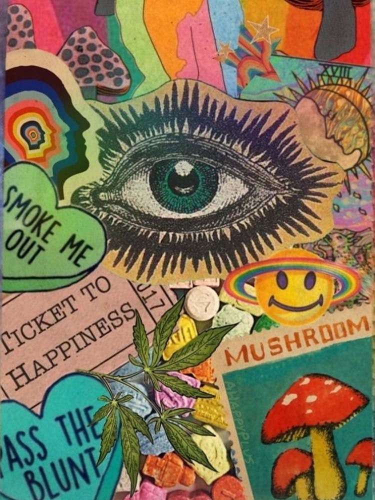Psychedelic In 2020 Trippy Painting Hippie Psychedelic Art