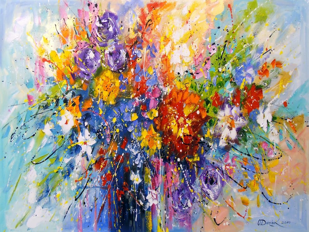 Abstract bouquet of passion
