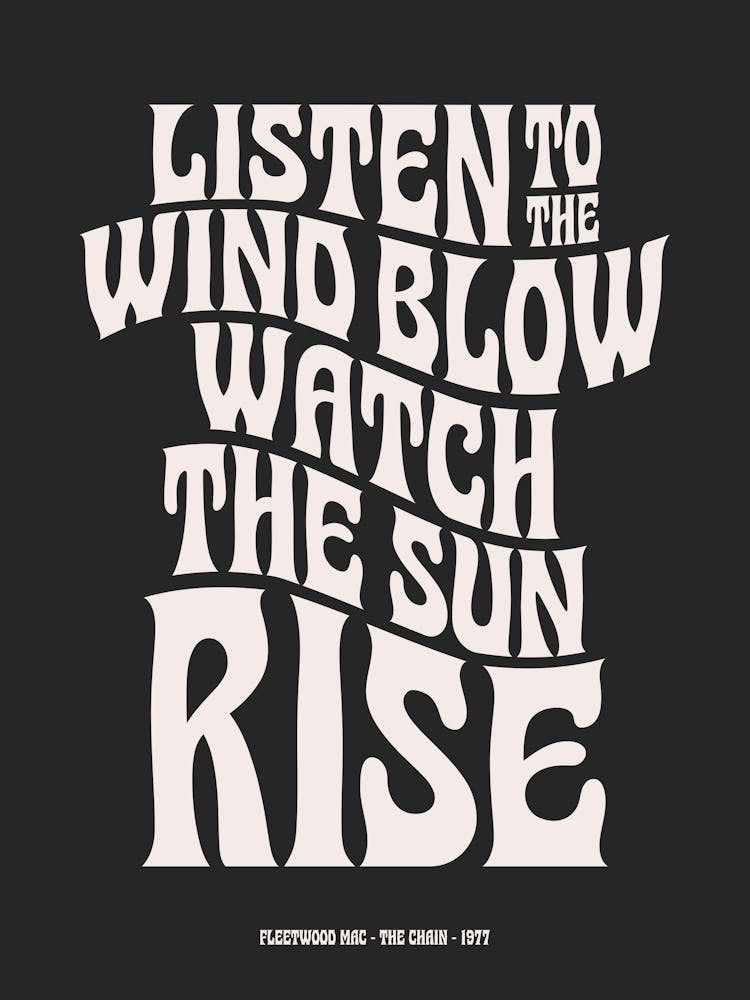 Fleetwood Mac - The Chain - Mono Dark