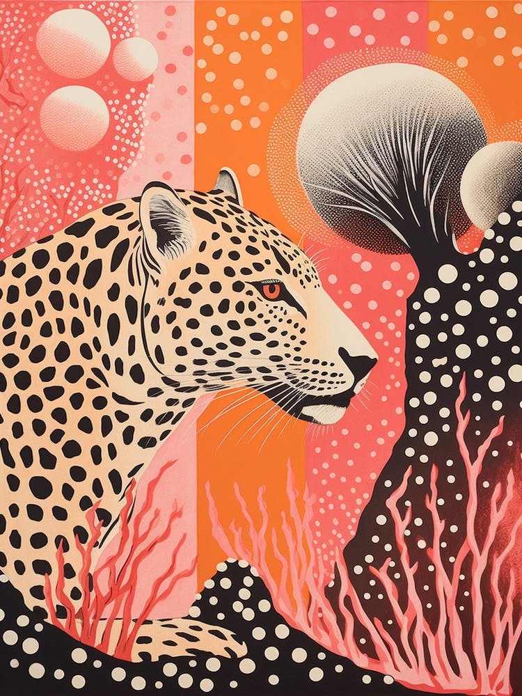 Cheetah Pink & Orange 2