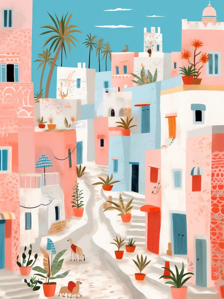 Djerba Tunisia 2 Illustration