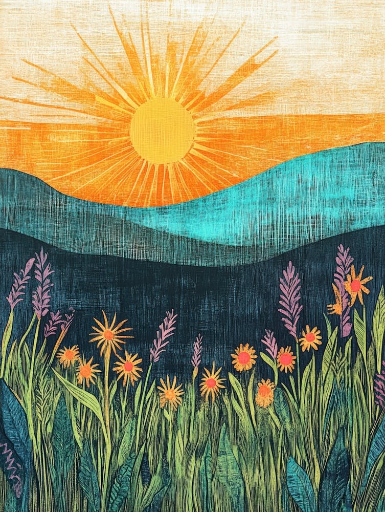 Sunset In The Meadow 7