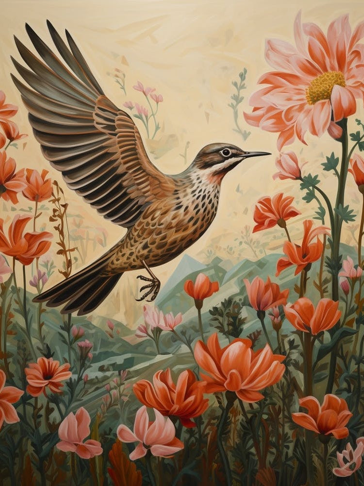 Dunlin Detailed Bird Painting