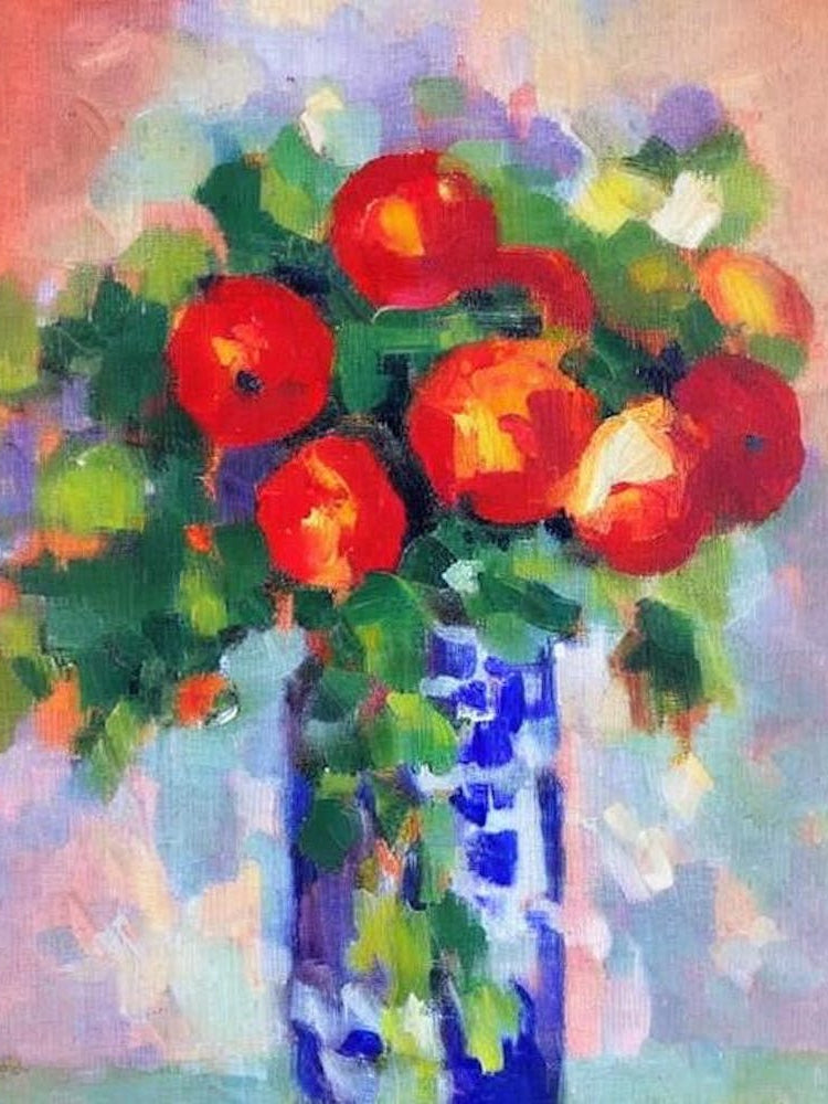 Statice  Matisse Style  Flower