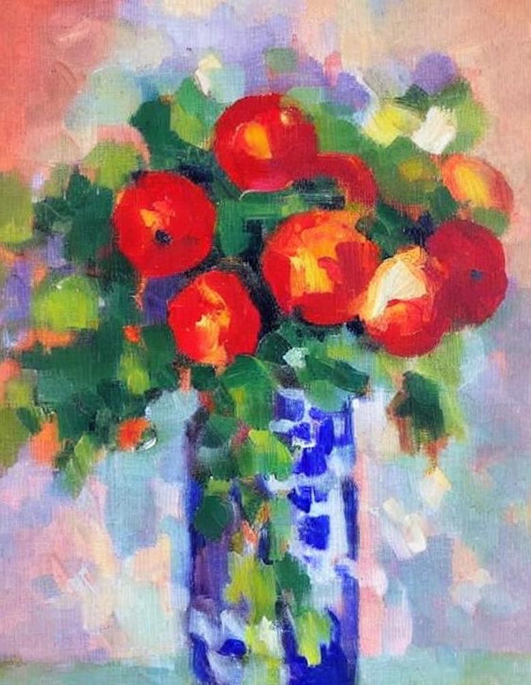 Statice  Matisse Style  Flower