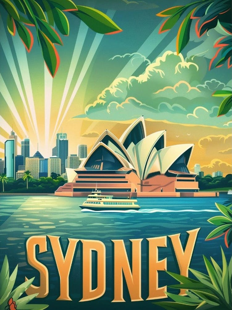 Sydney Vibrant Vintage Style Travel