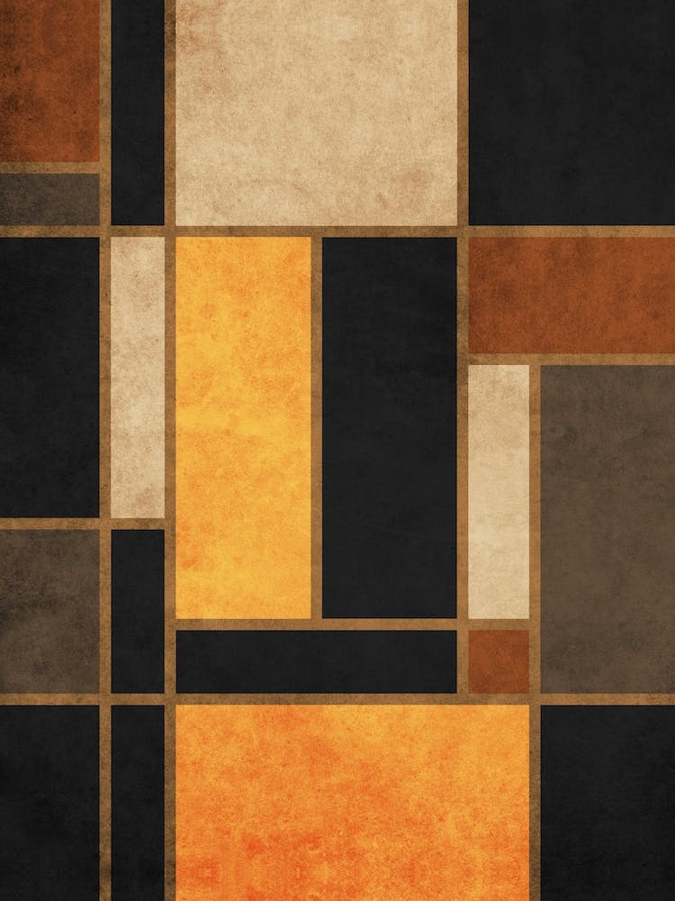 Mondrian Grid Black 3