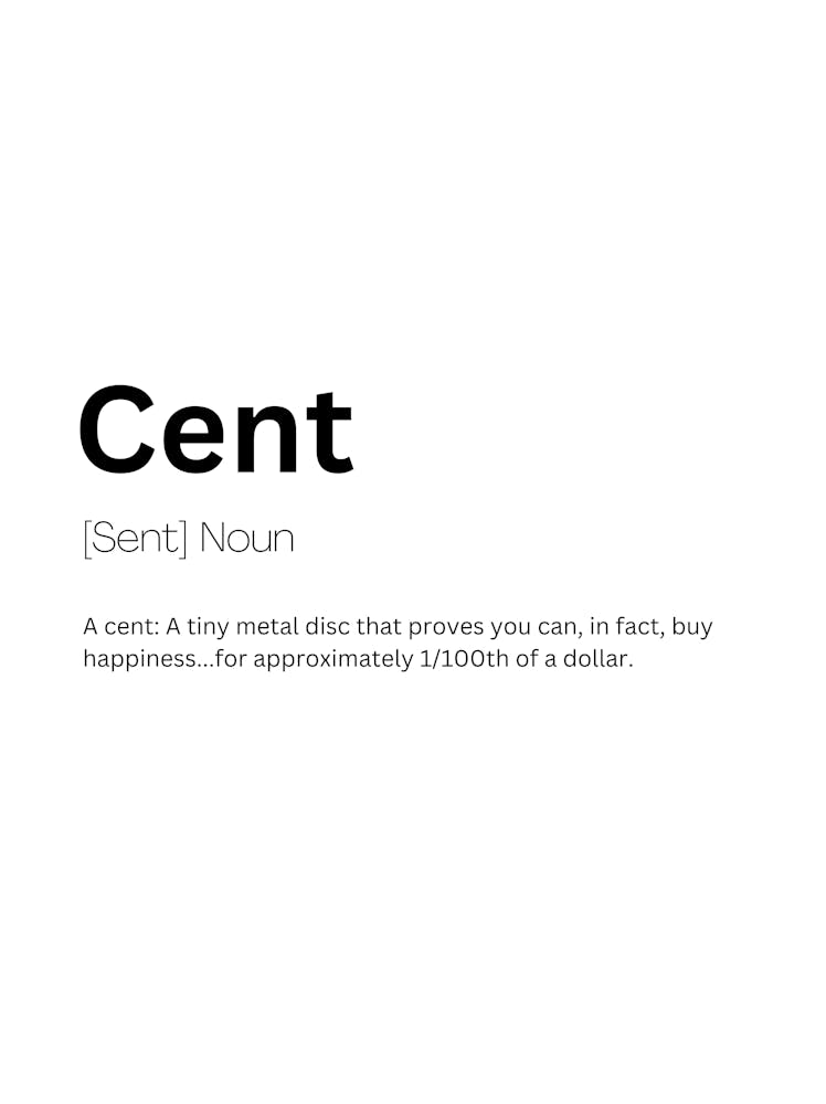 Cent Definition Meaning