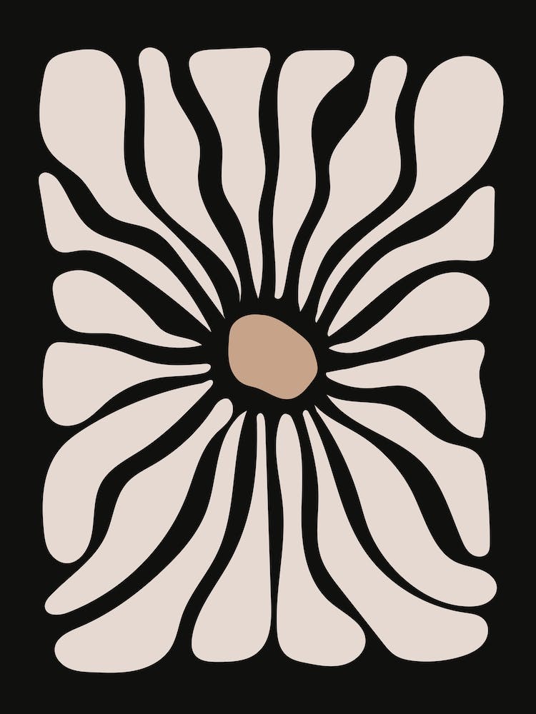 Wavy Abstract Flower