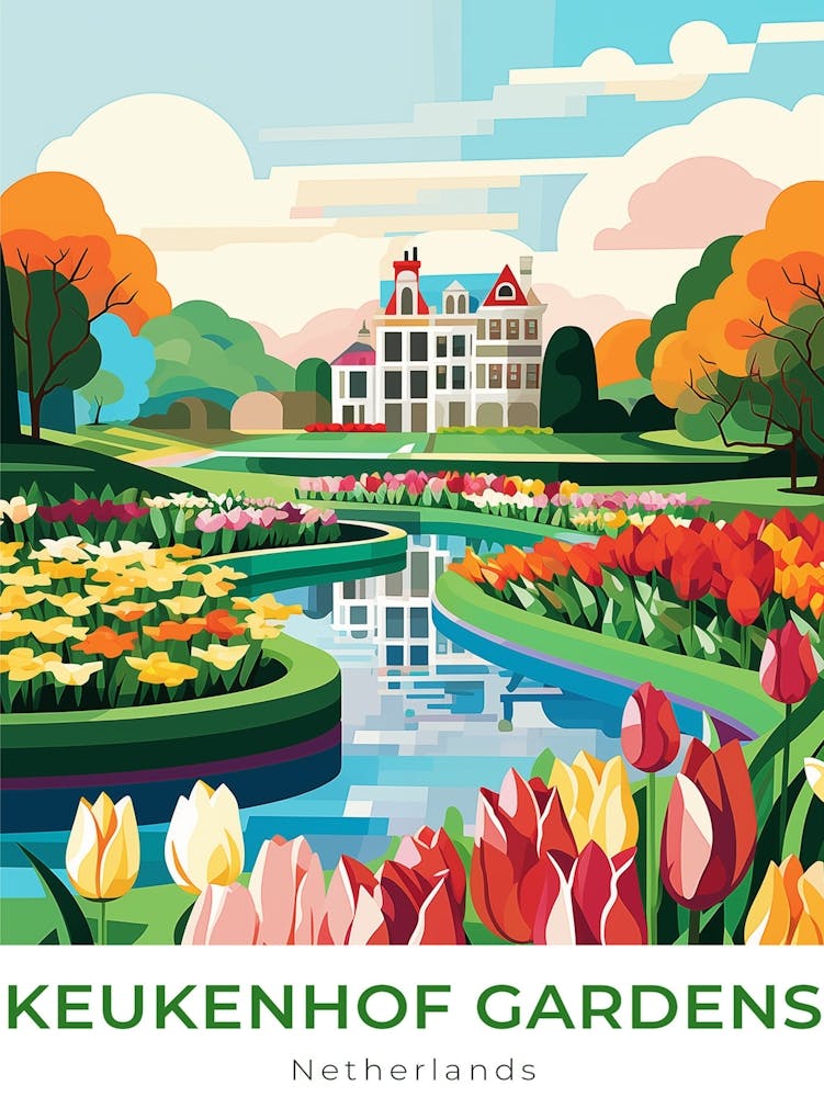 Netherlands Keukenhof Gardens Travel
