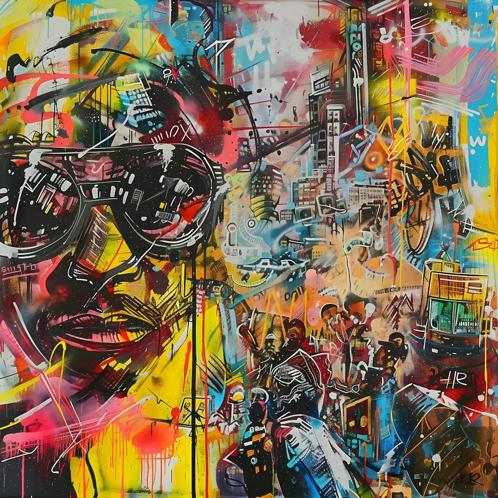 Colored Hues, Graffiti, Street Art, Urban Hues