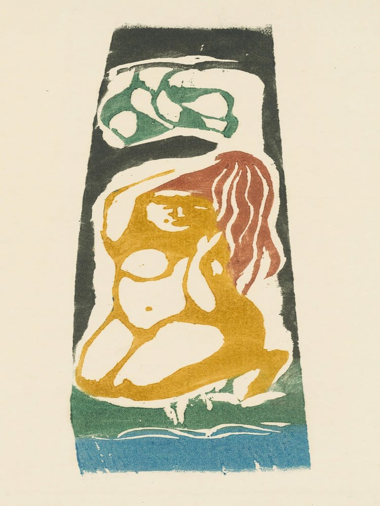 A Scratching Tahitian Woman, Paul Gauguin