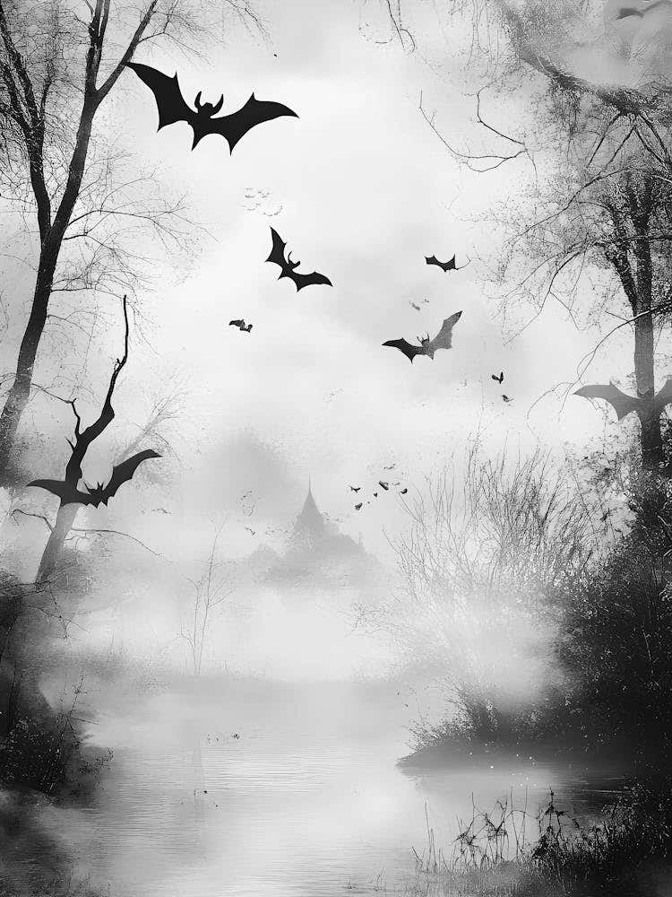 Bats Flying In The Sky 3