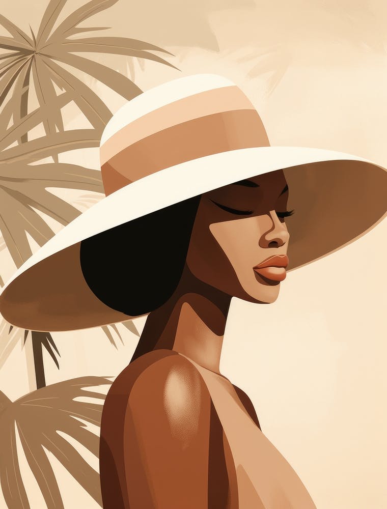 Woman In A Hat 10