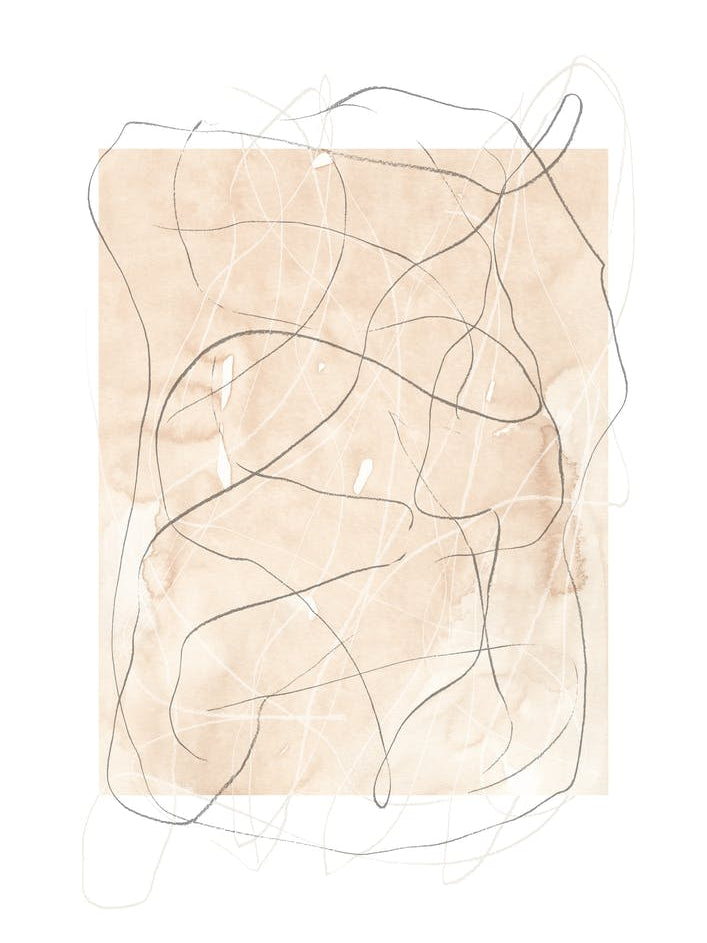 Whimsy 4 Soft terracotta and gray