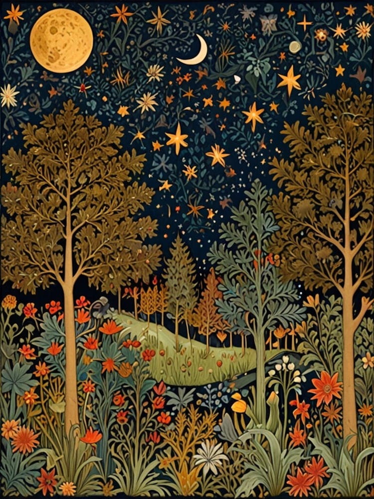 William Morris Night In The Woods 22