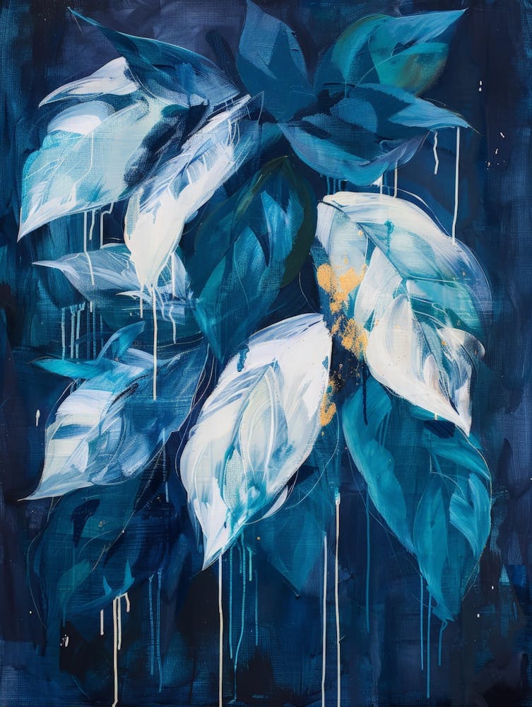 Blue Leaves 14