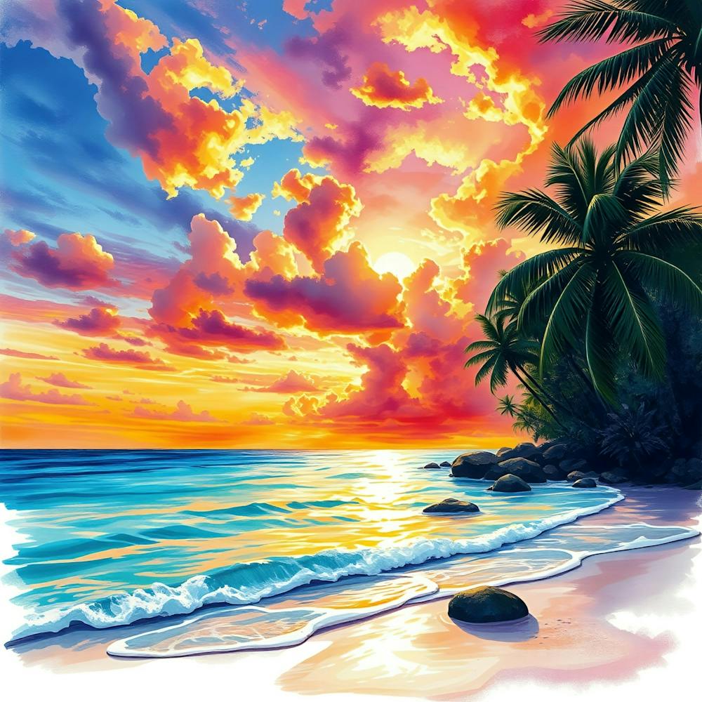 Sunset On The Beach 20