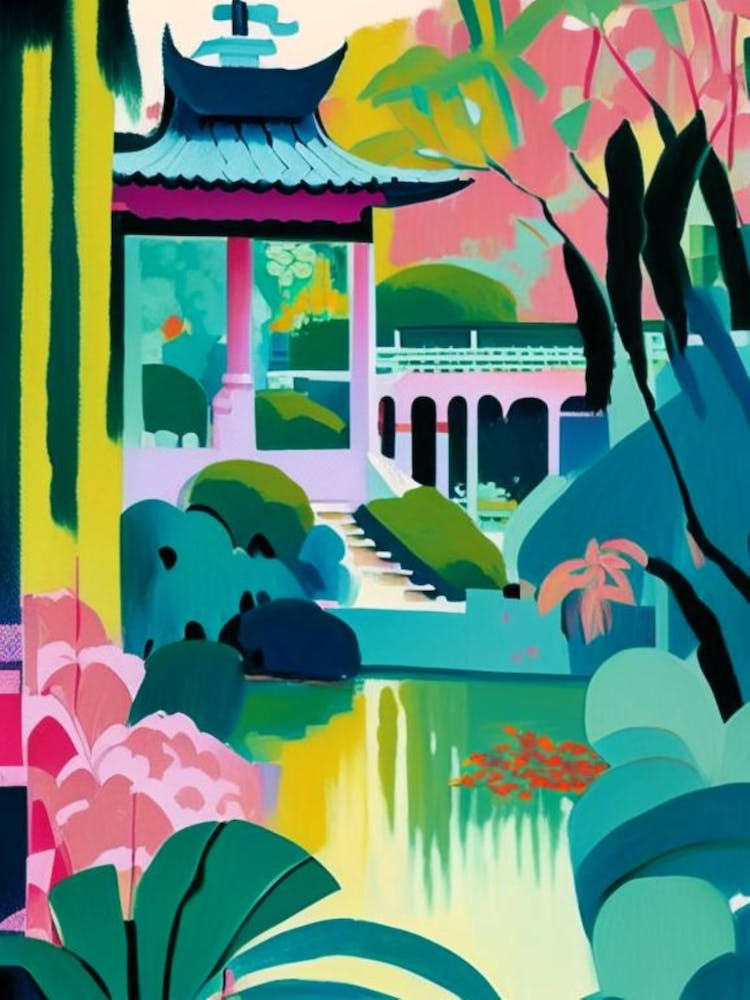 Nan Lian Garden, Hong Kong Abstract Still Life