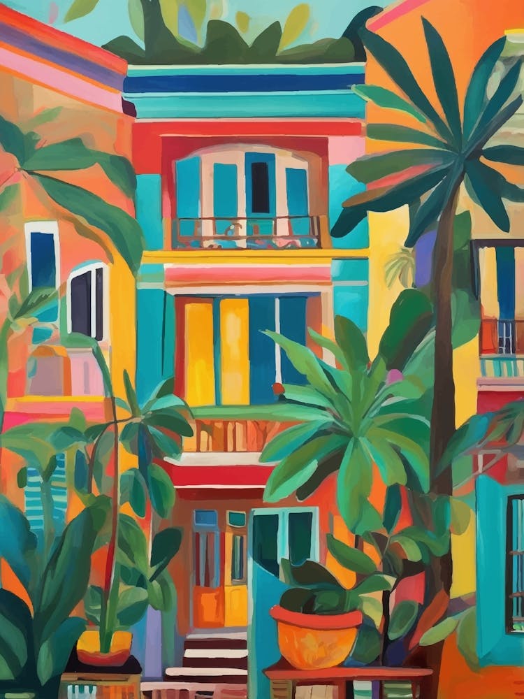Tropical and botanical House By The Sea