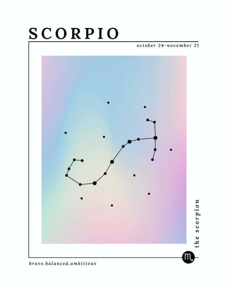 Scorpio Zodiac Sign | Iridescent