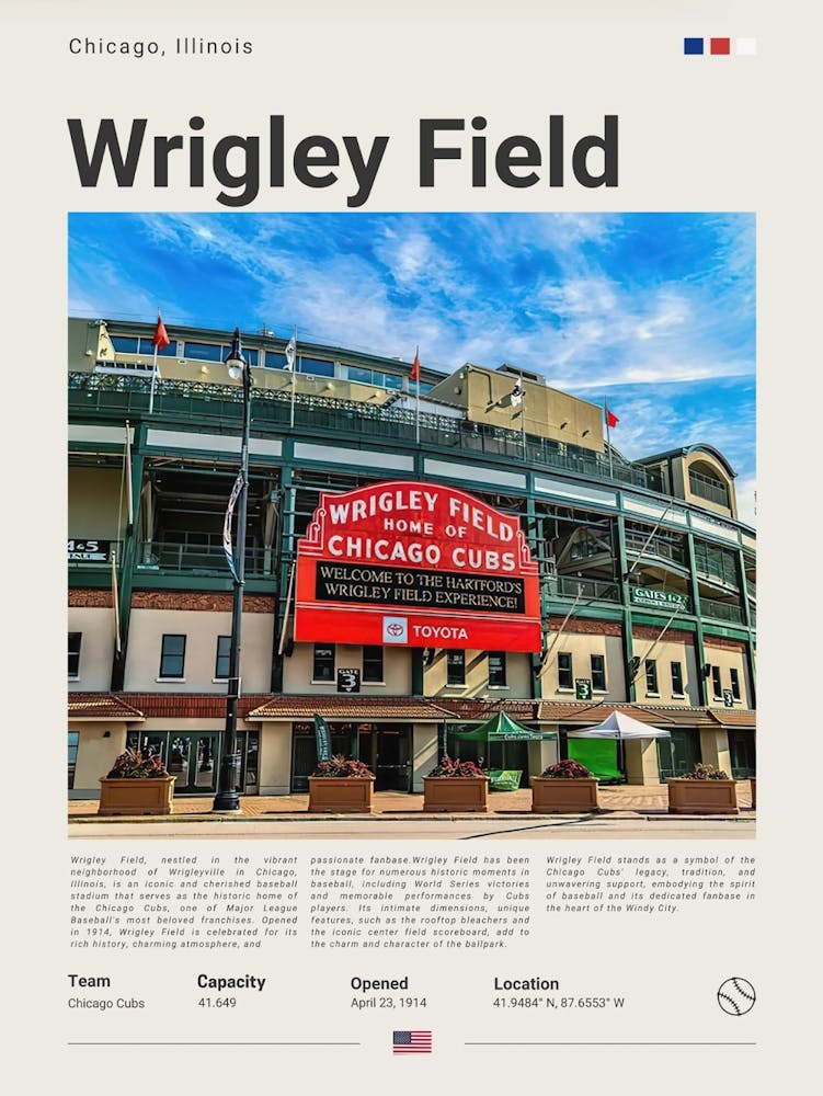 Baseball - Chicaco Cubs - Wrigley Field