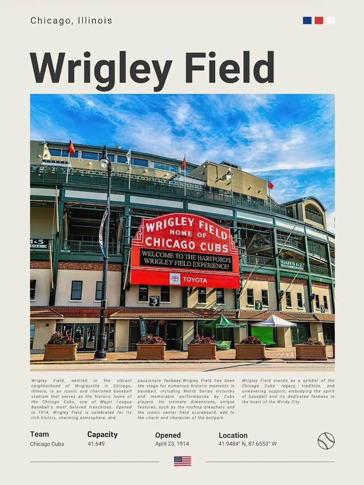 Baseball - Chicaco Cubs - Wrigley Field