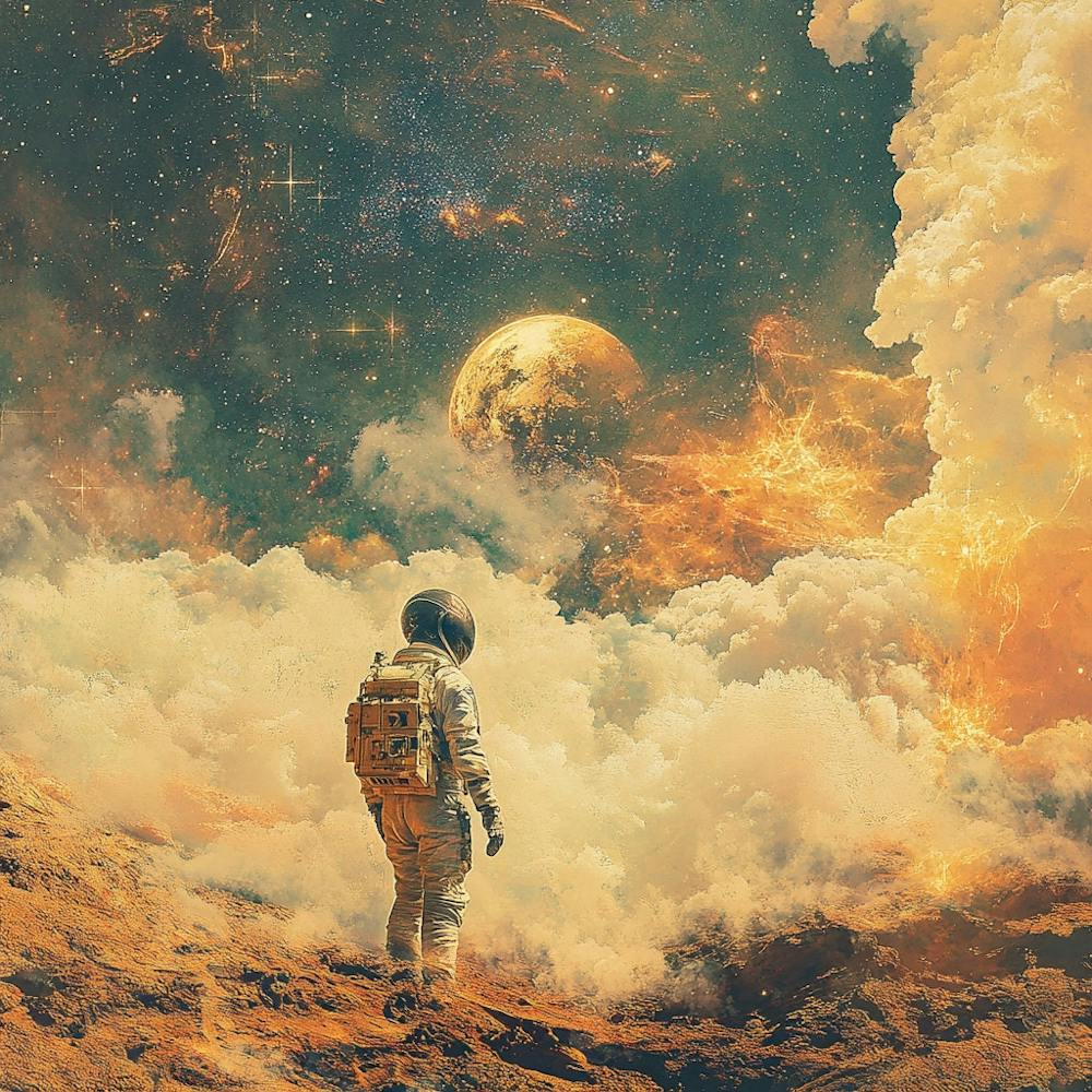 Astronaut In Space 1