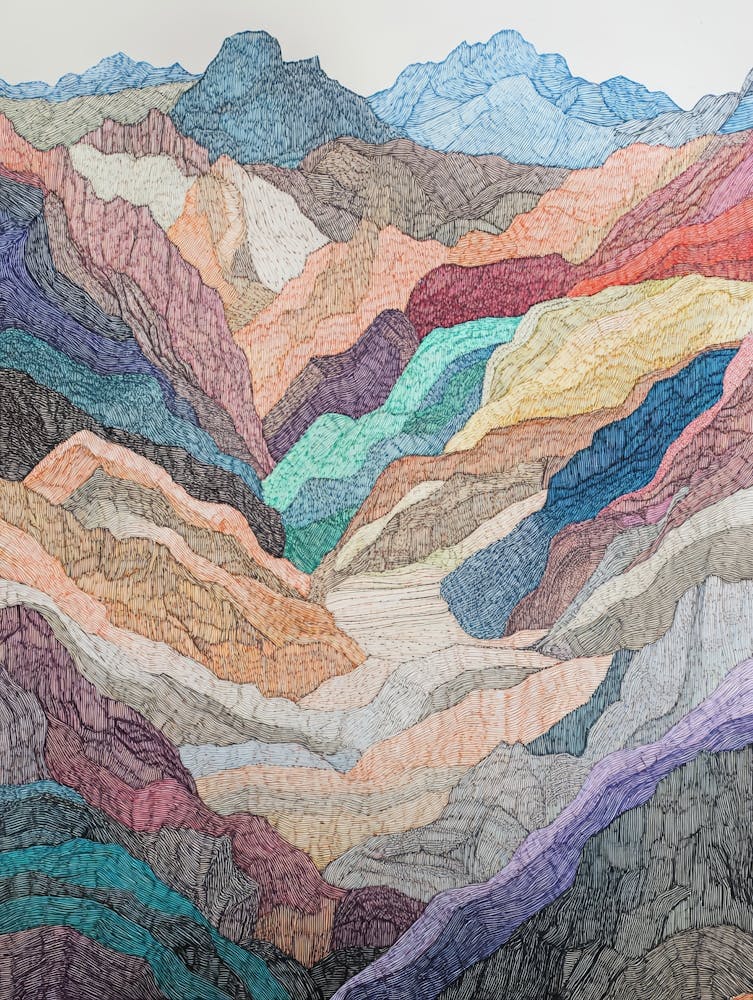 Colorful Mountain Landscape 7
