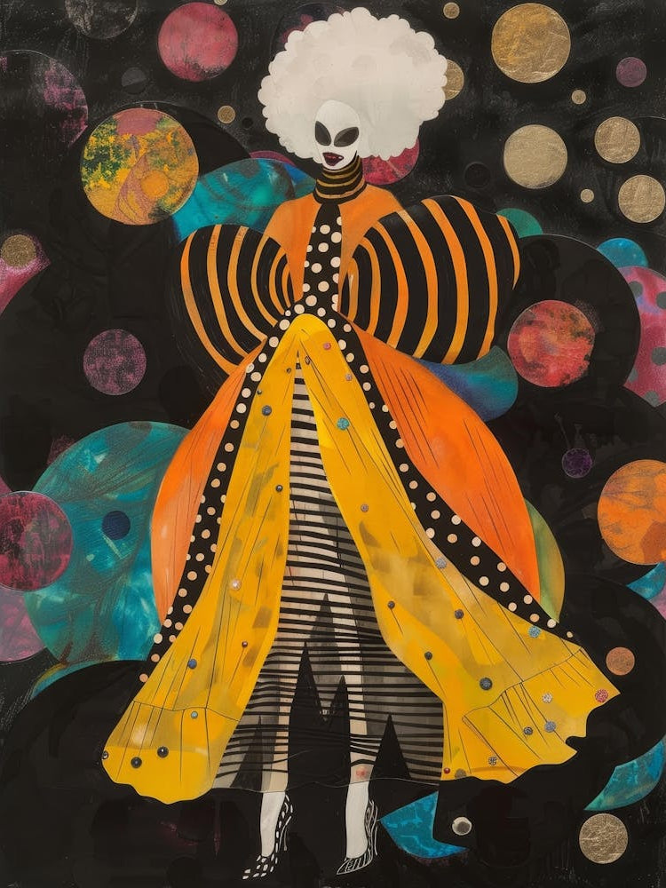 Skeleton In Yellow Dress