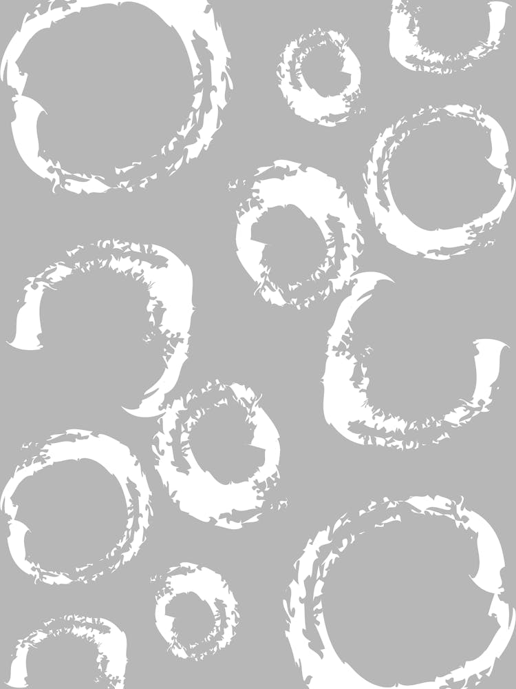 Gray And White Circles